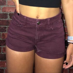 Colored Jean Shorts